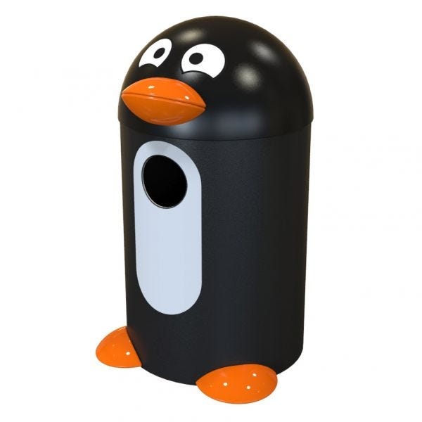 Aquabuddy Penguin Recycling Bin 55 Litres