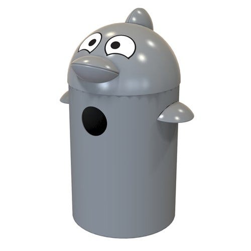 Aquabuddy Dolphin Recycling Bin 55 Litres