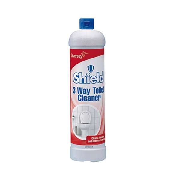 Shield 3 Way Toilet Cleaner 1 Litre Pack of 12