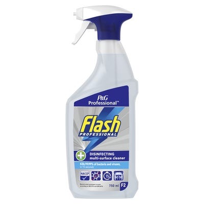 Flash Multi-Surface & Glass Cleaner 750ml Pack of 6