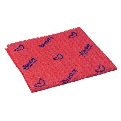 Vileda Breazy Microfibre Cloth Red Pack of 25