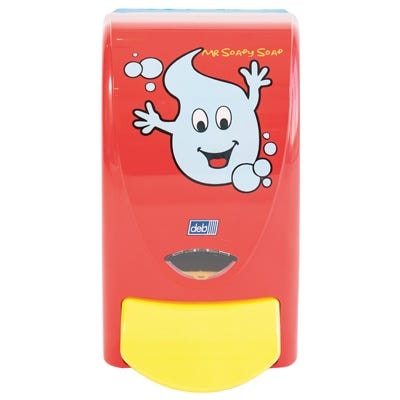 Deb Antibacterial Foam Soap Dispenser Orange 1 Litre