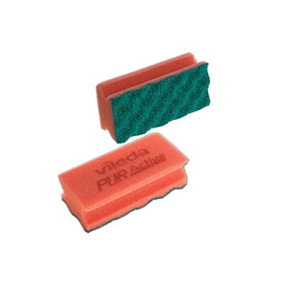 Vileda Puractive Sponge/Scourer Red Pack of 10