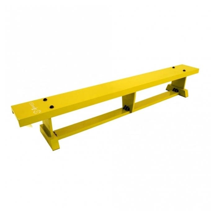 Lite Wood Coloured Bench 2m long (6ft 7in)- yellow