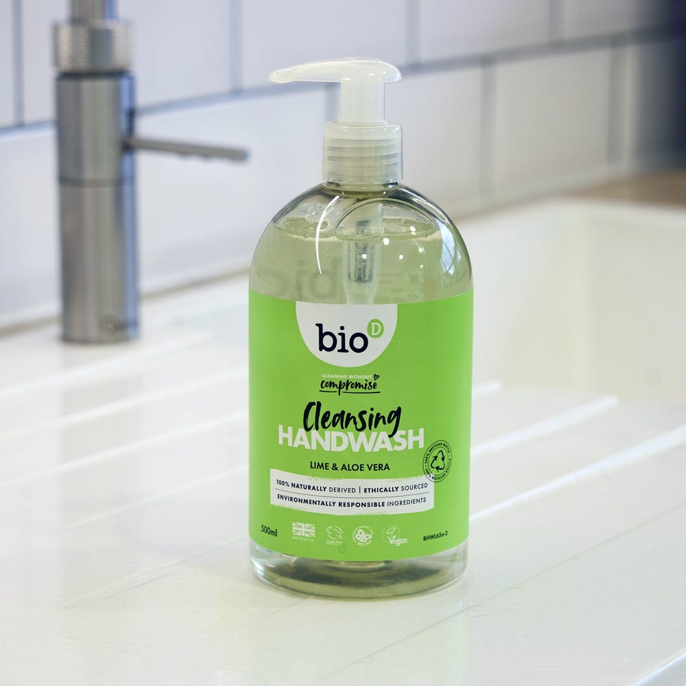 Bio-D Lime & Aloe Vera Hand Wash 500ml