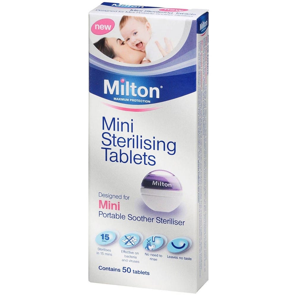 Milton Mini Sterilising Tablets Pack of 50