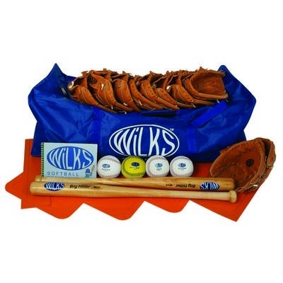 Wilks Teambuilder Softball Set Junior, 9 x 9