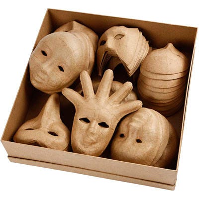 Medium Masks Natural Pack 60