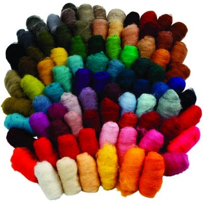 Carded Wool Assorted Pack 86
