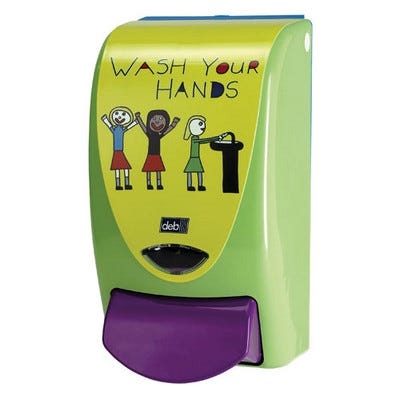 Deb Antibacterial Soap Dispenser Green 1 Litre