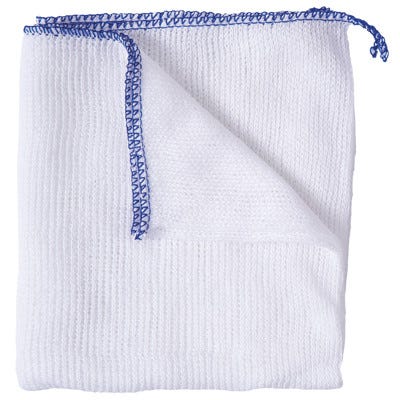 380 x 510mm White Stockinette Dish Cloth Pack of 10