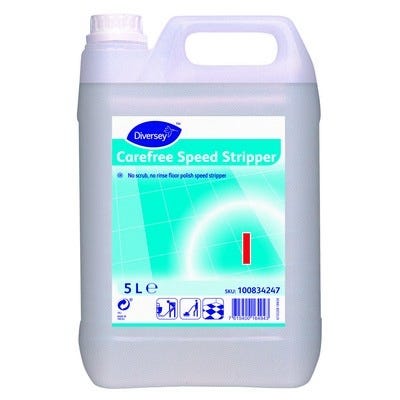 CareFree Floor Speed Stripper 5 Litres Pack of 2