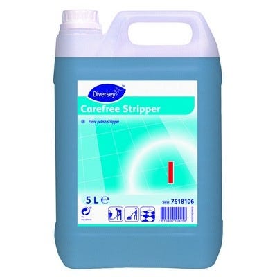 CareFree Floor Polish Stripper 5 Litres Pack of 2