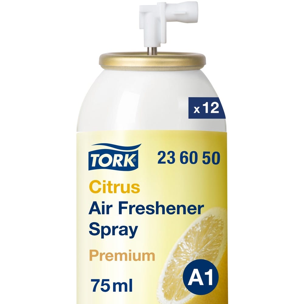 Tork Citrus Air Freshener Spray A1 Flexible Setting 12 Refills