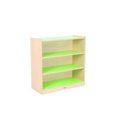 Pastel 3 Shelf Bookcase Green