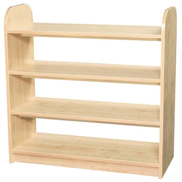 3 Tier Unit with Open Back Maple