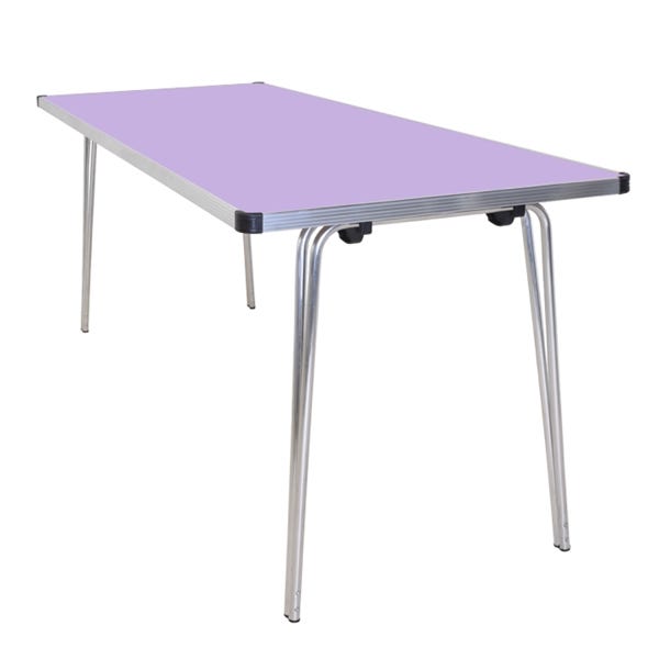 Contour Folding Table 1520x685x760mm Lilac