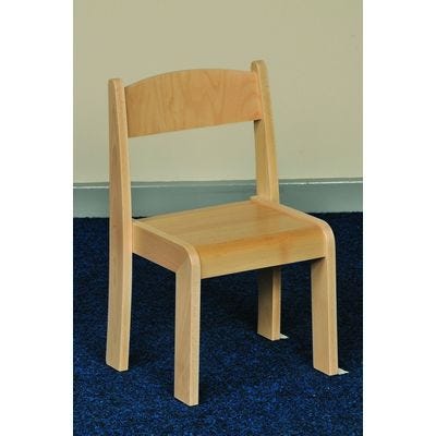 Beech Stackable Chair SH350mm Pack of 4