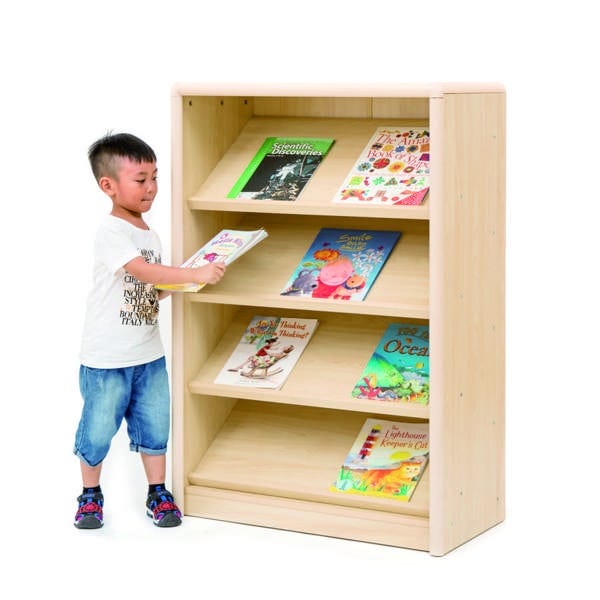 Elegant Sloping Book Display Unit