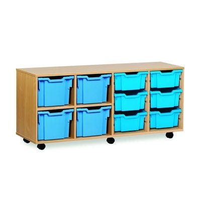 4 Extra Deep & 6 Deep Or 12 Shallow Tray Unit