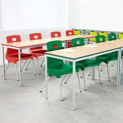 Fully Welded Rectangular PU Edge Table L1100 x W550mm