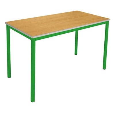 Kentish Classroom Table H760mm Green/Beech