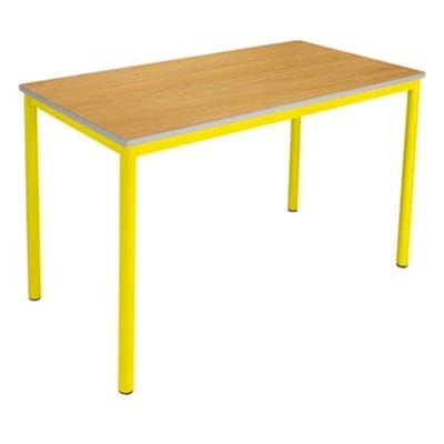 Kentish Classroom Table H590mm Yellow/Beech