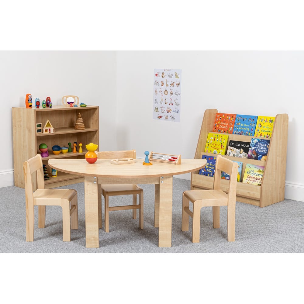 Wild Wood Semi Circle Table W1630 x D560 x H400mm