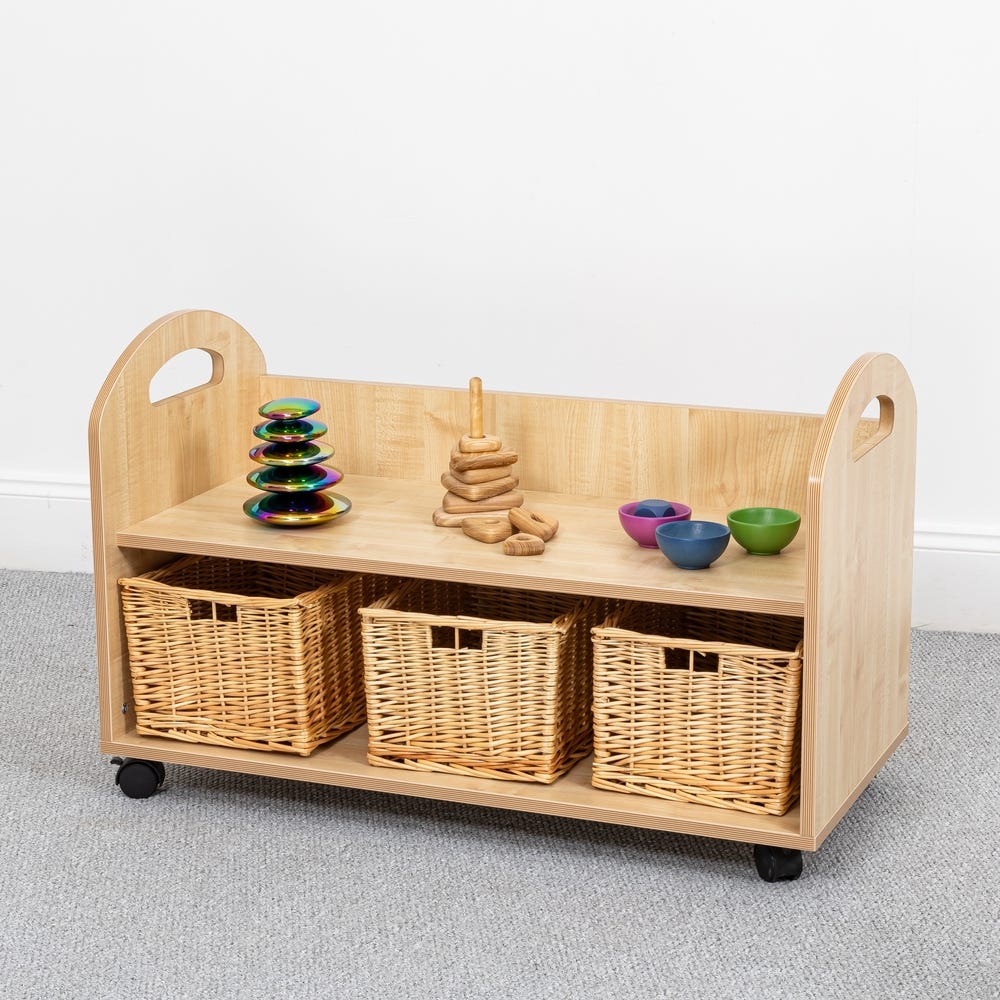 Wild Wood Mobile 1 Tier Storage Unit