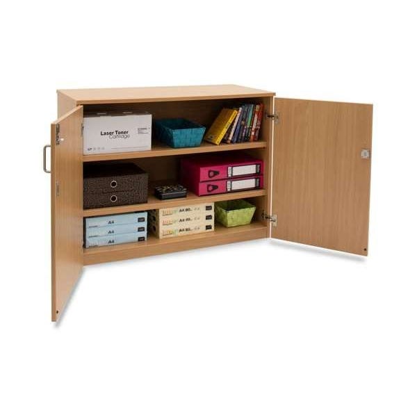Stock Cupboard with 2 Adjustable Shelves