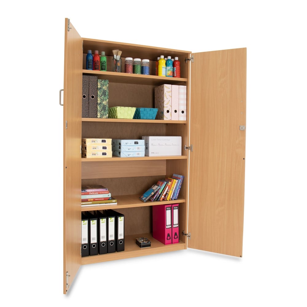 Cupboard 1 Fixed 4 Adjustable Shelves
