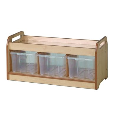 Low Mirror Play Unit with Baskets