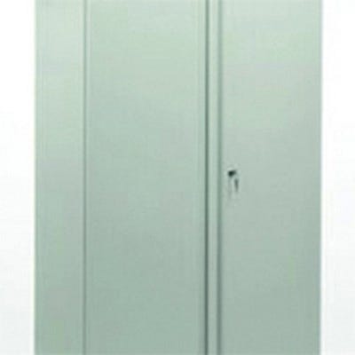 Phoenix SCL Series SCL1891GGK 2 Door 4 Shelf Steel Storage Cupboard in Grey with Key Lock