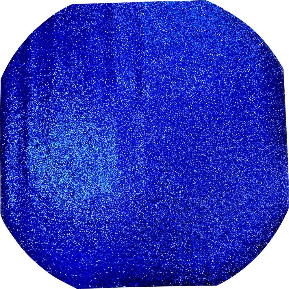 Chunky Glitter Tuff Tray Mat Blue