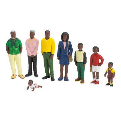 Black Skin Block People Set 8