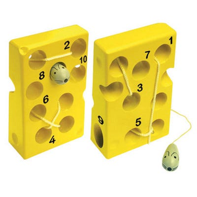 Lacing Cheese Yellow Game