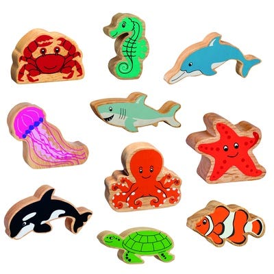 Ocean Animal Wooden Set