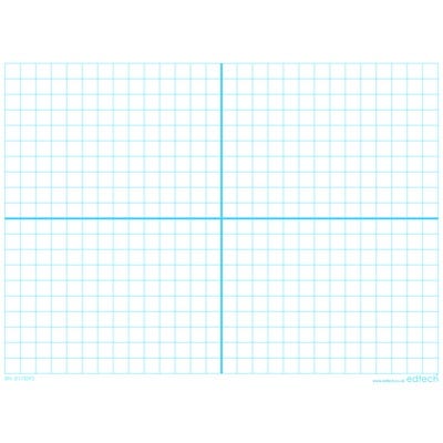 Grid Write & Wipe Boards x and y Pack 30