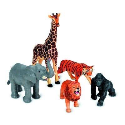 Jumbo Jungle Animals, Set 5