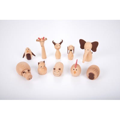 Wooden Animal Friends