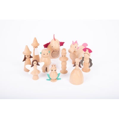 Wooden Enchanted Figures