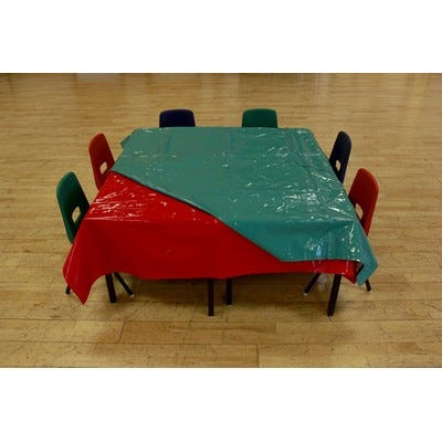 Plain Table/Floor Covering Green Each