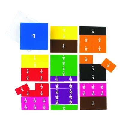 Fraction Tiles Set 9