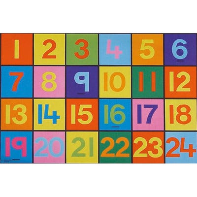 Playmat, Giant Number 1-24