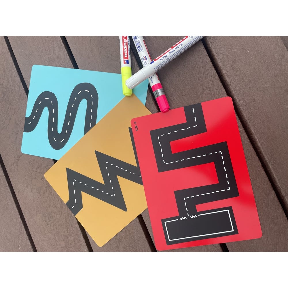 Pre-writing Roads Chalkboards Small