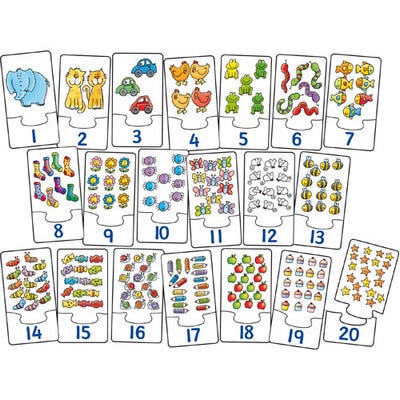 Match & Count Puzzle Pack 1-20