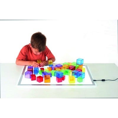 Translucent Cube Set Pack of 54