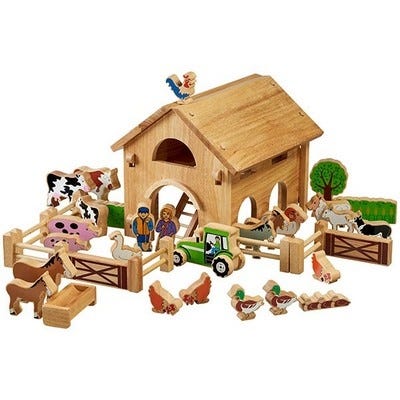 Farm With Natural Barn