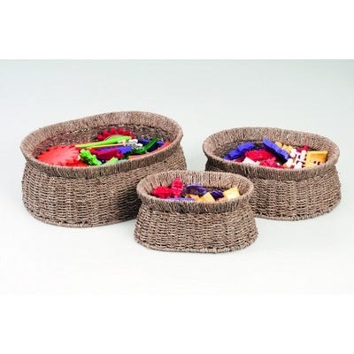 Seagrass Oval Baskets
