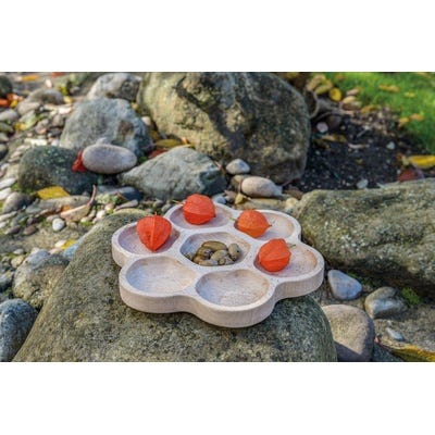 Natural Flower Tray, 6 section